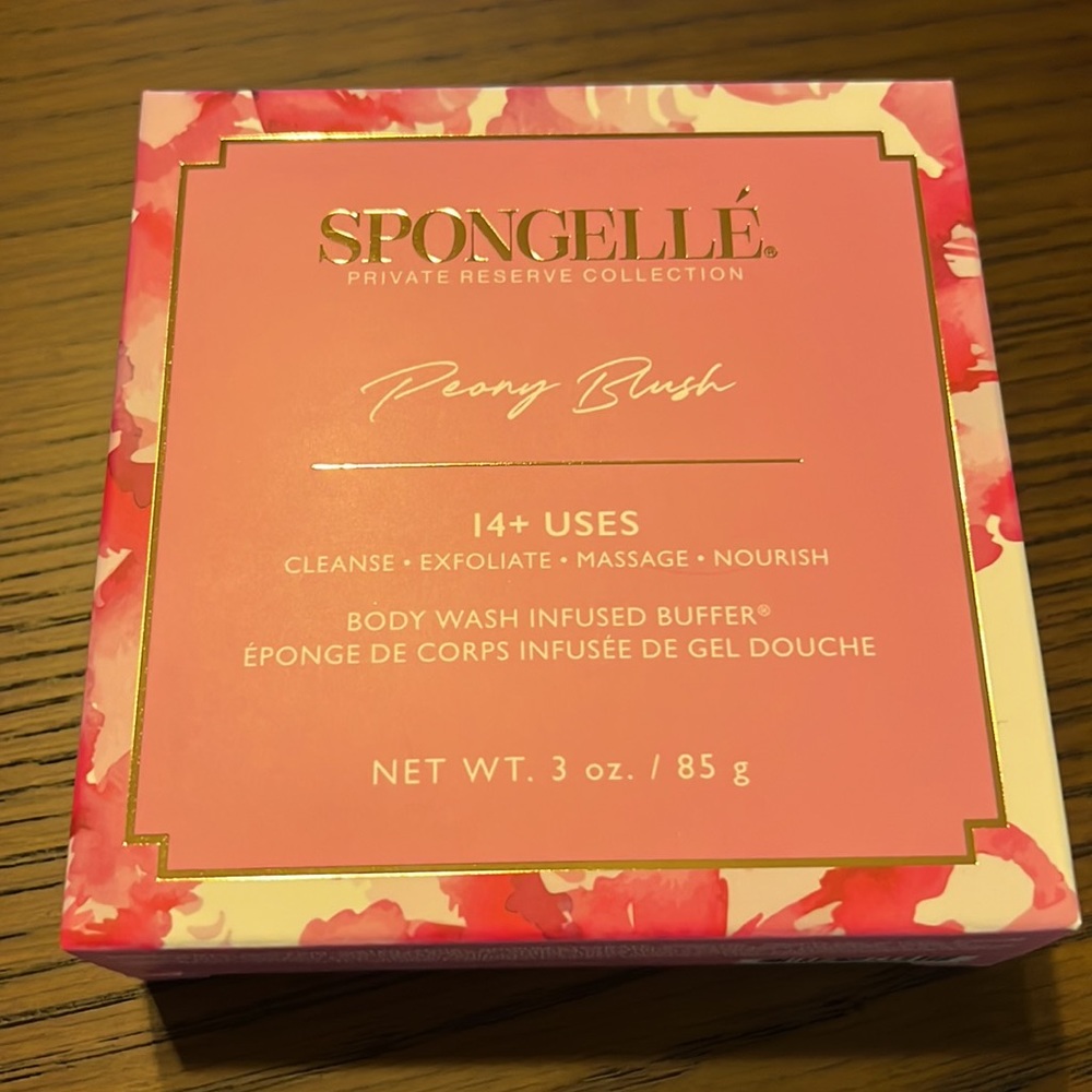 Spongelle Peony Blush Body Buffer